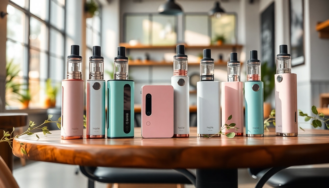 Vibrant nicotine free vapes showcased in a cozy setting with pastel colors.
