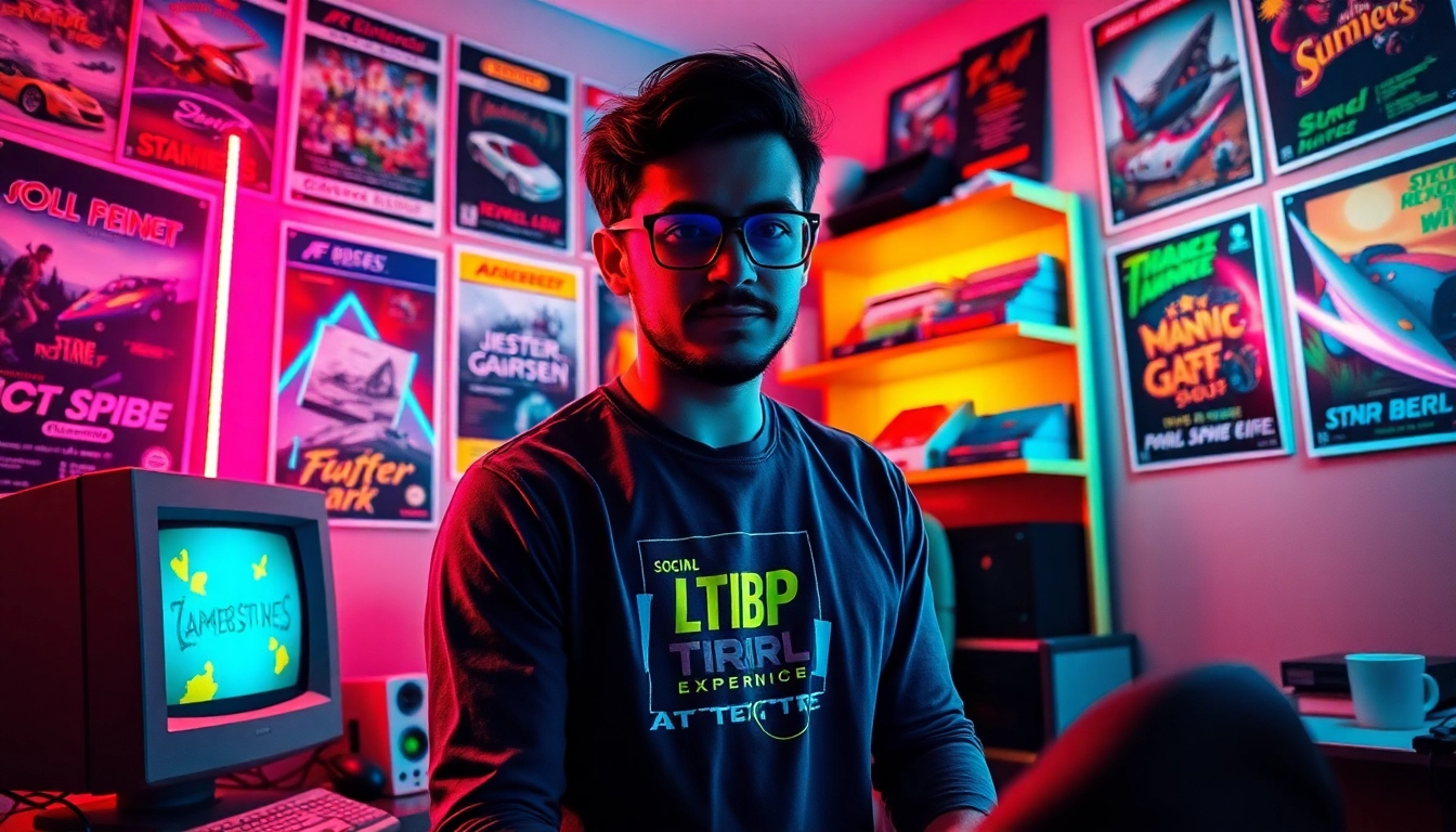 Engaging scene of a retro gaming setup for dos games download, showcasing classic nostalgia and excitement.