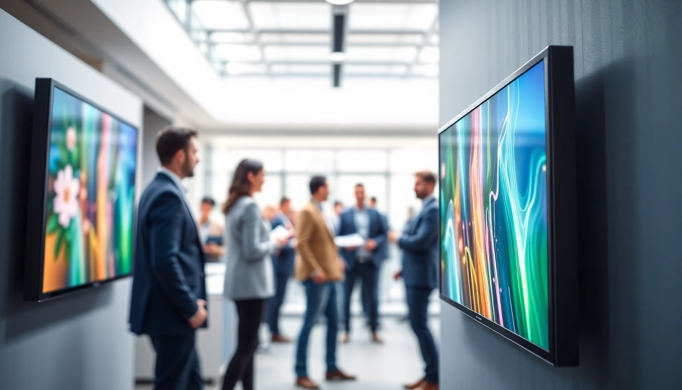 Enhance customer engagement with an Android digital signage player showcased in a modern office.
