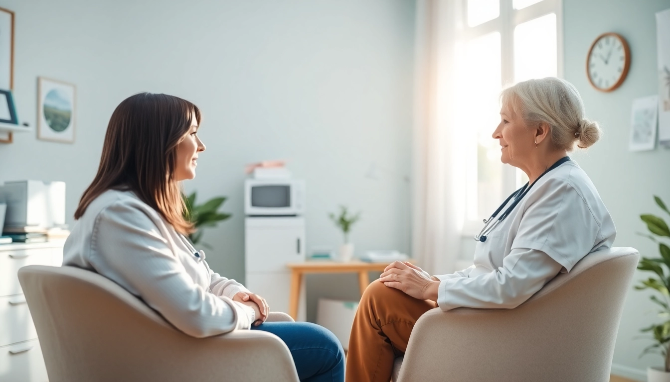 Nurse providing support in a counseling session about VDAP program.