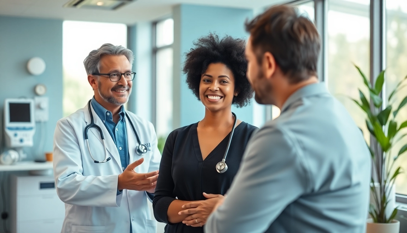 Engaging concierge doctor las vegas providing personalized health care to a patient in a modern clinic.