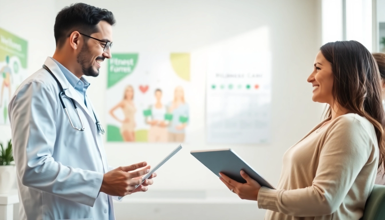 Consultation in weight loss clinics in las vegas nv showcasing a supportive medical team.