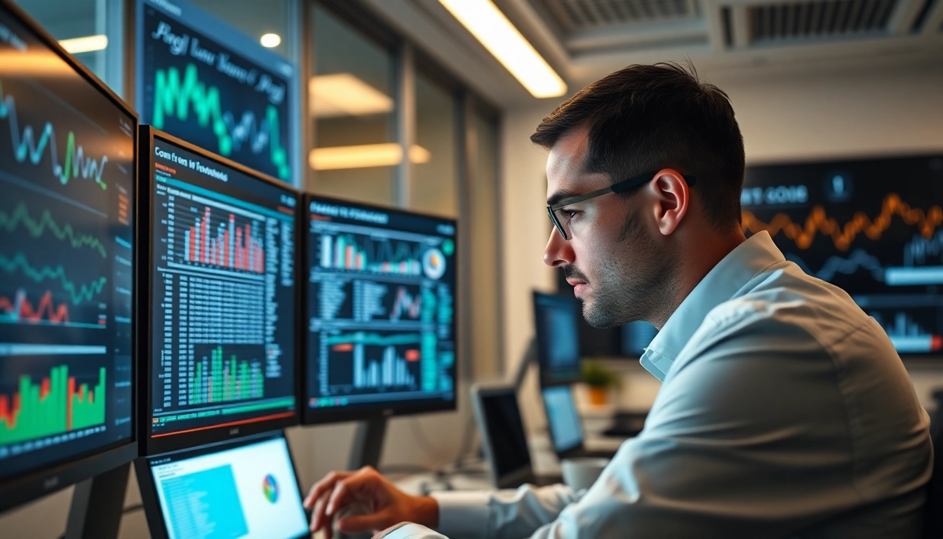 Analyze cross-system data matching with a data analyst immersed in data visualization.