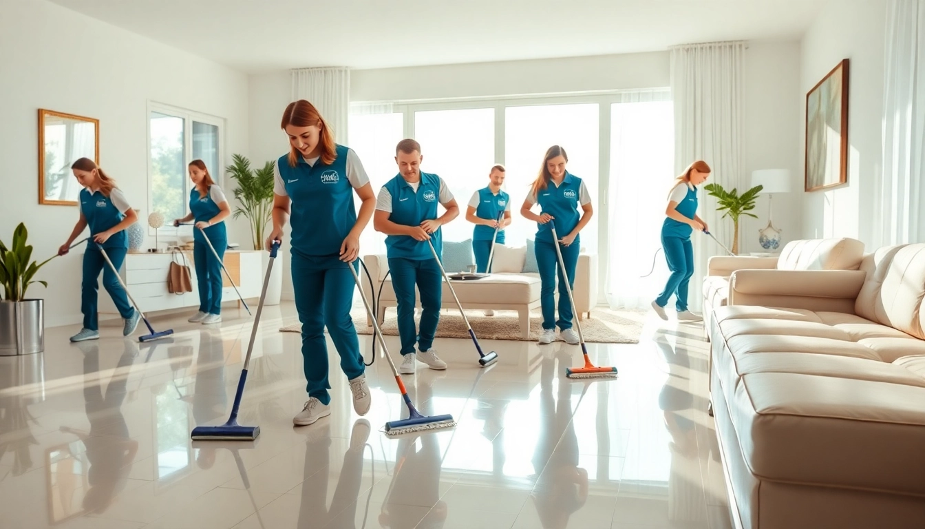 Efficient bond cleaning Logan team revitalizing a spacious home with bright, spotless surfaces.