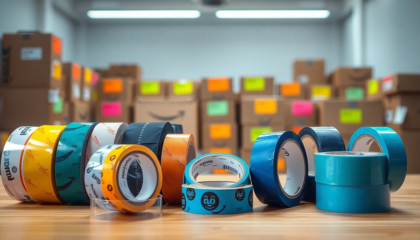Seal packages effectively with premium amazon tape options for all your shipping needs.