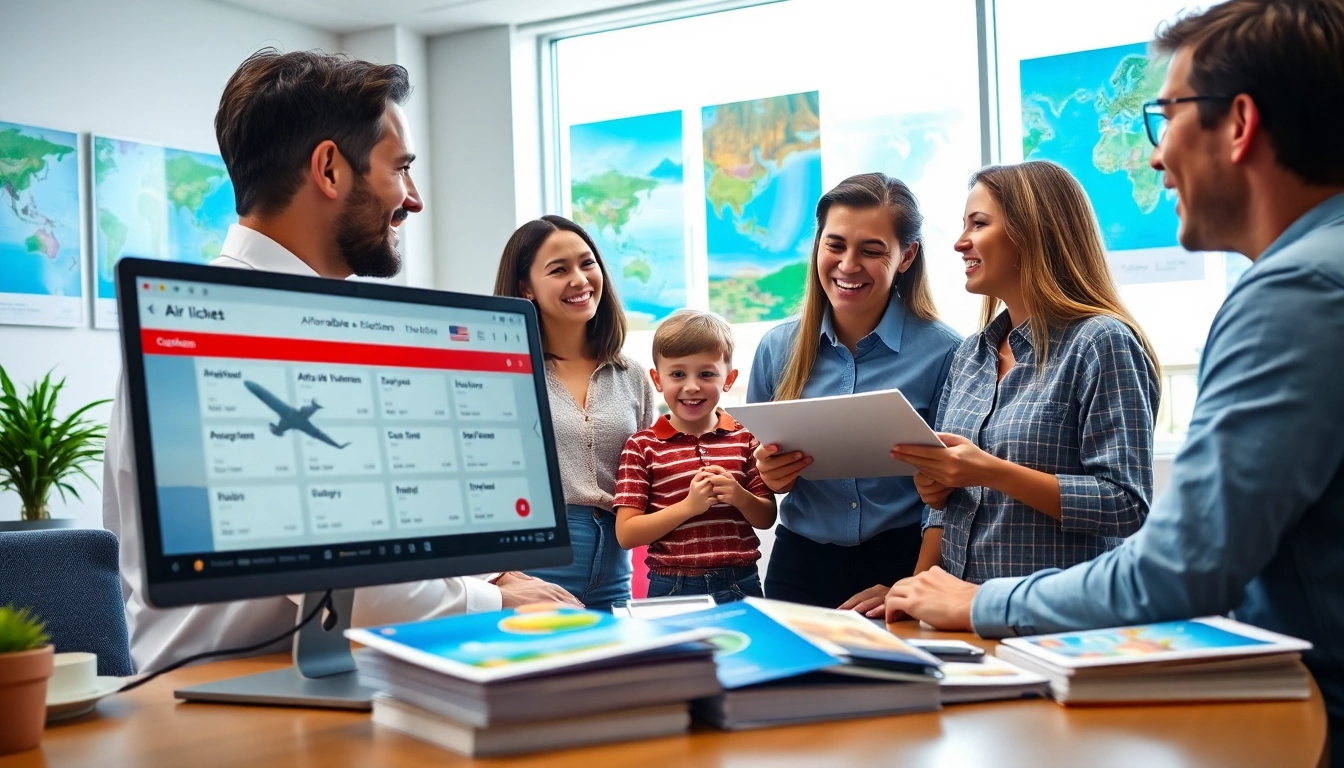 Compare and find the best air tickets offered by a travel agent.