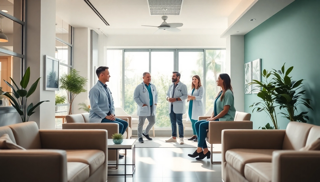 A welcoming weight loss clinic las vegas with friendly professionals and a bright, modern atmosphere.
